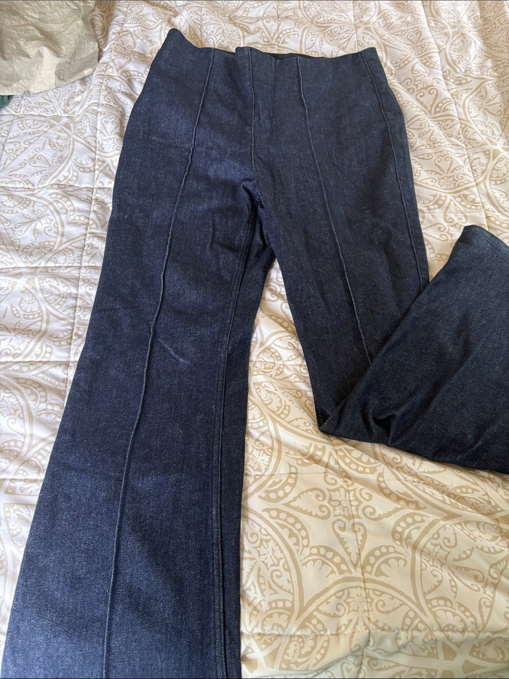 SPANX Dark Indigo Flare Jeans